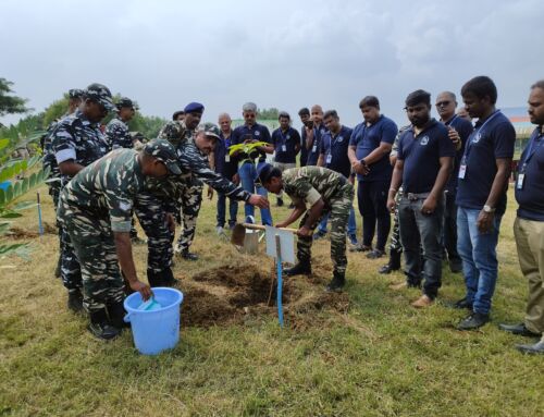 Tree Plantation Drive at CRPF Camp, Avadi – Under the CSR of KUEHNE + NAGEL
